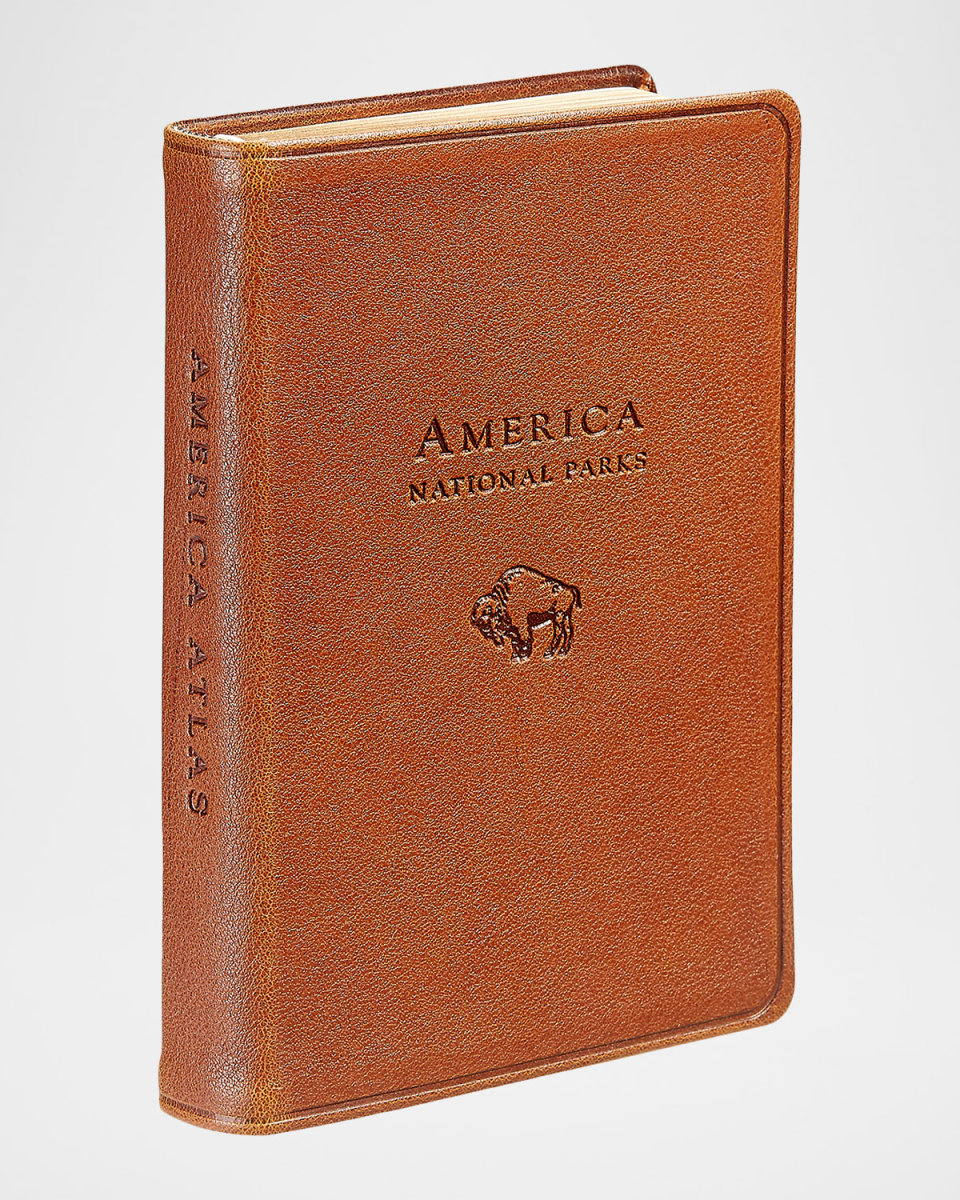 America Leather-Bound Atlas